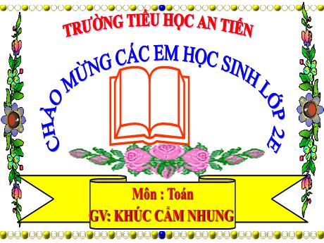 Bài giảng Toán Lớp 2 (Kết nối tri thức) - Bài: Phép nhân - Khúc Cẩm Nhung