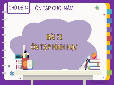 Bài giảng Toán Lớp 2 (Kết nối tri thức) - Chủ đề 14: Ôn tập cuối năm - Bài 72: Ôn tập hình học (Tiết 1)