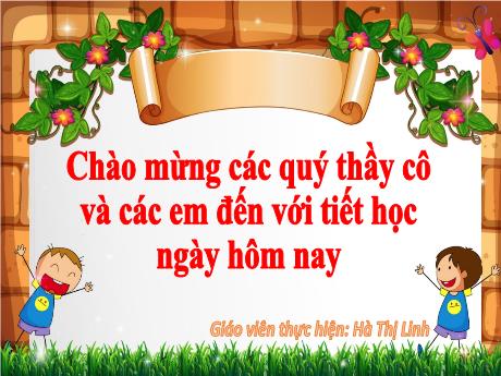 Bài giảng Toán Lớp 2 (Kết nối tri thức) - Chủ đề 8: Phép nhân, phép chia - Bài 39: Bảng nhân 2 - Hà Thị Linh